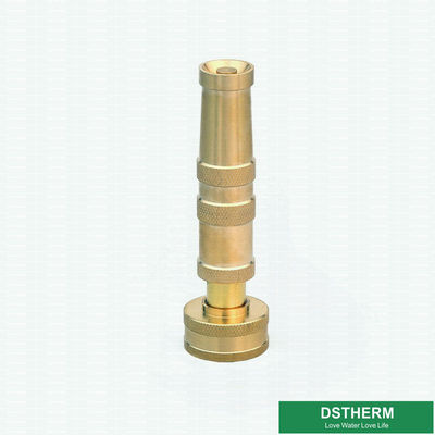 Le tuyau adapté aux besoins du client de tuyau d'arrosage a coupé l'arroseuse de bec de tuyau de torsion de l'eau de puissance de laiton de jardin de valve