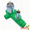 Les manières adaptées aux besoins du client de la valve de douche de mélangeur de PPR cinq arrosent la valve carrée de couverture