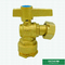 Union simple en laiton adaptée aux besoins du client de robinet à tournant sphérique de couleur avec le contrôle PN25