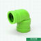 Taille en plastique verte 20-160mm de conduite d'eau pour le coude égal de transport industriel de liquides