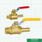 Mini Brass Ball Valve Male pour arroser des tailles et le logo au jet de Barb With Level Handle Customized