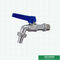 La poignée en aluminium de papillon a adapté le robinet aux besoins du client en laiton de poids de marque de boule de valve en laiton moyenne de Bibcock