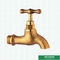 Robinet d'eau en laiton de valve de Bibcock de couleur de robinet en laiton original de jardin pour des machines à laver