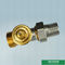Type plus lourd adapté aux besoins du client valve hommes-femmes de radiateur de Grey Classic Heating Brass Thermostatic de coude des syndicats