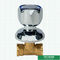 Valve en laiton en bronze adaptée aux besoins du client de robinet d'arrêt de tuyau de Logo Chrome Plated Concealed Water