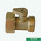 Connecteur en laiton adapté aux besoins du client de tuyau de Logo Garden Hose Pipe Fittings avec la valve coupée