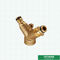 Les garnitures de tuyau adaptées aux besoins du client de tuyau d'arrosage font du jardinage connecteur commun de manières du tuyau deux de robinet de tuyau d'admission de l'eau