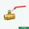 Ouvert rapide contrôle de flux le robinet à tournant sphérique en laiton de CW617N