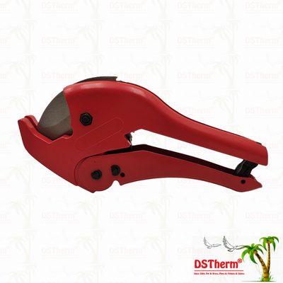 Coupeuse de tuyaux en plastique rouge Coupeuse PPR ISO9001 DIN8077/8078 20-40MM