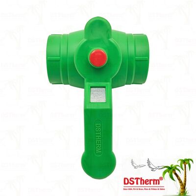 PPRCT soupape à bille PPR soupape à bille en laiton avec poignée en fer PN25 20-63 mm personnalisable