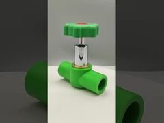 Valve à bille PPR de luxe en cuivre-plastique résistant à la corrosion