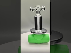 Valve à bille PPR de luxe en cuivre-plastique résistant à la corrosion