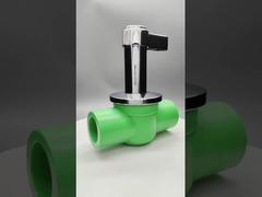 Valve à bille PPR de luxe en cuivre-plastique résistant à la corrosion