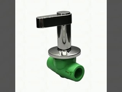 Valve à bille PPR de luxe en cuivre-plastique résistant à la corrosion