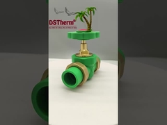 PPR Ventilateur à bille double union tridimensionnel Exposé Installation Taille personnalisée