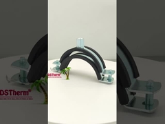 Clampe de tuyau métallique PPR haute qualité de la pince avec caoutchouc résistant à la corrosion 20-160 mm