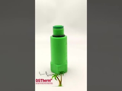 Bouchon de tuyau PPR Bouchon de test PPR Bouchon long Couleur/Logo personnalisé 1/2