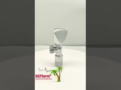 Ventilateur d'angle chromé de conception traditionnelle assurée