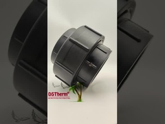 Raccord Union en plastique noir Ppr pour système de tuyauterie Durabilité personnalisable Résistance chimique