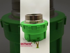 Raccord fileté mâle PPR en plastique pour tuyau PPR, raccords 75*2 1/2