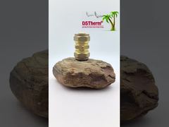 Poids moyen adapté aux besoins du client par couleur en laiton de garnitures en laiton de Pex d'accouplement fileté égal de garnitures de vis de logo