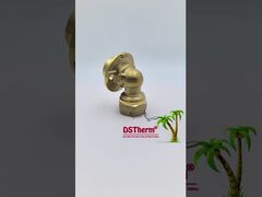 Raccords en laiton PEX L22MM PN25 105 degrés Coude en laiton PEX