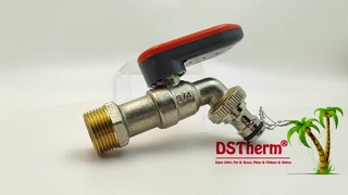 Robinets à boule à poignée verrouillable