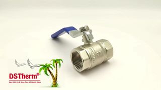 Robinet à tournant sphérique en laiton nickelé durable pour un débit fiable