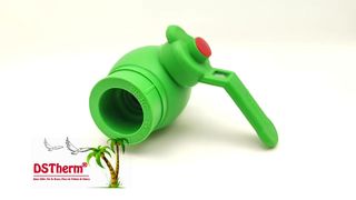 Solution haute pression de robinet à tournant sphérique en laiton DSTHERM PPR