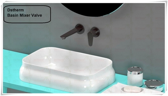 PPR bassin vanne cachée vanne de mélangeur robinet d'eau chaude froide Noir couleur PPR robinet en laiton