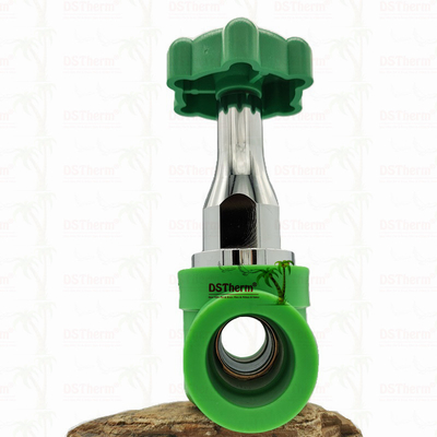 Valve à bille PPR de luxe en cuivre-plastique résistant à la corrosion