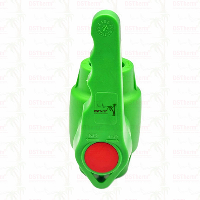 Valve à bille en plastique PPR avec manche ondulée et manche ondulée en laiton à bille ergonomique 20-63 mm