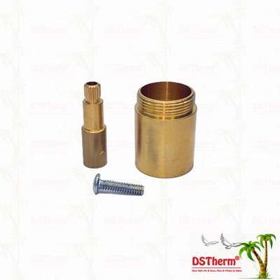 Brass / chrome revêtue de la soupape de la tige de l'extension du manche 1/2 " - 1" Taille personnalisée