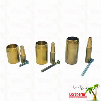 Brass / chrome revêtue de la soupape de la tige de l'extension du manche 1/2 " - 1" Taille personnalisée
