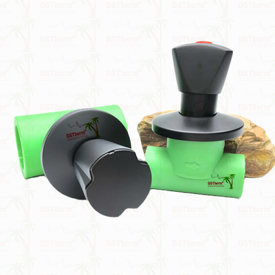 Ppr Ventilateur d'arrêt plaqué noir Ventilateur en laiton noyau électrophorétique couche noire Taille personnalisée