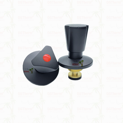 Ventilateur de freinage à manche triangulaire Partie supérieure Cartouche en laiton Cartouche plaquée noire Cartouche de vanne cachée Cartouche de vanne globale
