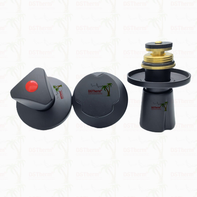 Ventilateur de freinage à manche triangulaire Partie supérieure Cartouche en laiton Cartouche plaquée noire Cartouche de vanne cachée Cartouche de vanne globale