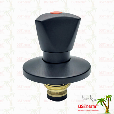 Ventilateur de freinage à manche triangulaire Partie supérieure Cartouche en laiton Cartouche plaquée noire Cartouche de vanne cachée Cartouche de vanne globale