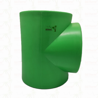 PPR égal Tee pour le système de tuyauterie PN25 DN160 haute durabilité Eco conscient