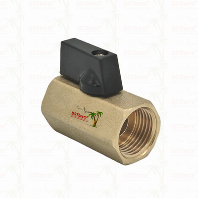 Ventilateur à bille en laiton femelle et mâle pour système de plomberie 1/2' résistance à la corrosion