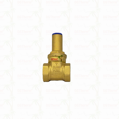 Valve de verrouillage en laiton pour système de plomberie Résistance à la corrosion Taille personnalisée