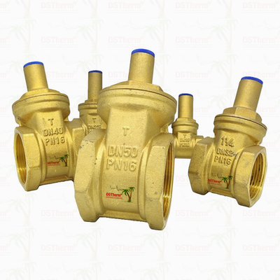 Valve de verrouillage en laiton pour système de plomberie Résistance à la corrosion Taille personnalisée