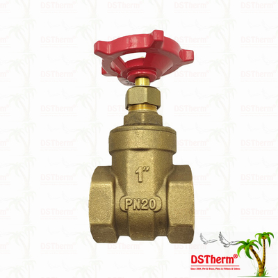 Valve de porte en laiton Union avec poignée rouge 1/2 "-2" Taille personnalisée Anti-corrosion