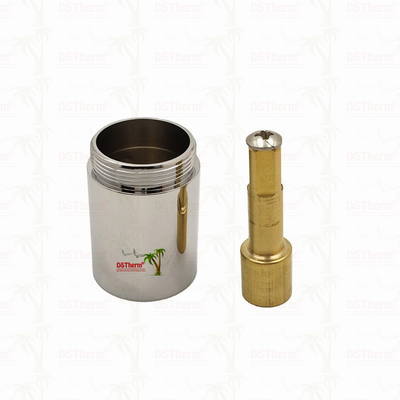 Brass / chrome plaqué soupape extension de la tige cartouche de manche d' extension Taille personnalisée