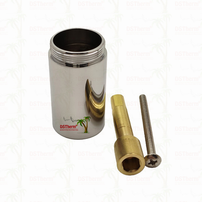 Brass / chrome plaqué soupape extension de la tige cartouche de manche d' extension Taille personnalisée