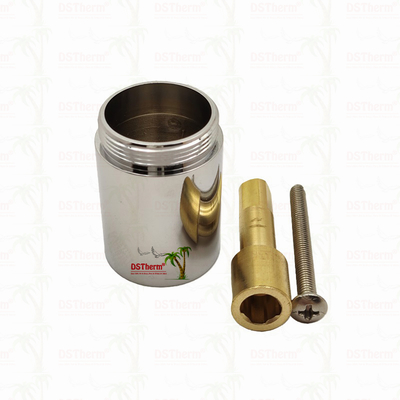 Brass / chrome plaqué soupape extension de la tige cartouche de manche d' extension Taille personnalisée