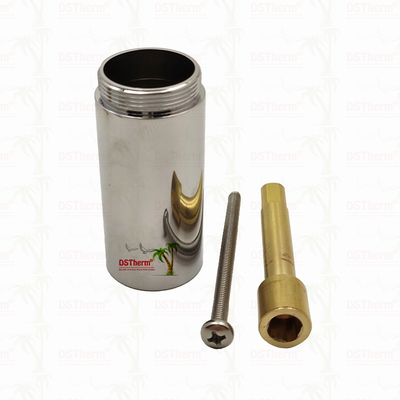 Brass / chrome plaqué soupape extension de la tige cartouche de manche d' extension Taille personnalisée