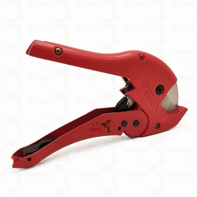 Coupeuse de tuyaux en plastique rouge Coupeuse PPR ISO9001 DIN8077/8078 20-40MM
