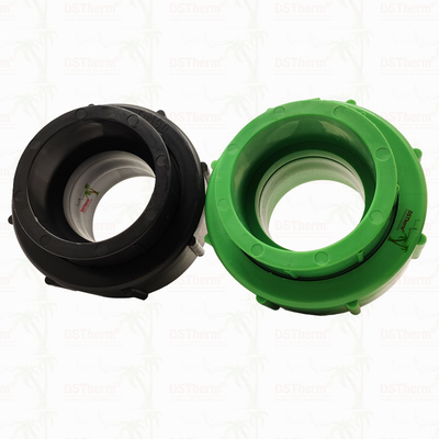 Raccord Union en plastique noir Ppr pour système de tuyauterie Durabilité personnalisable Résistance chimique