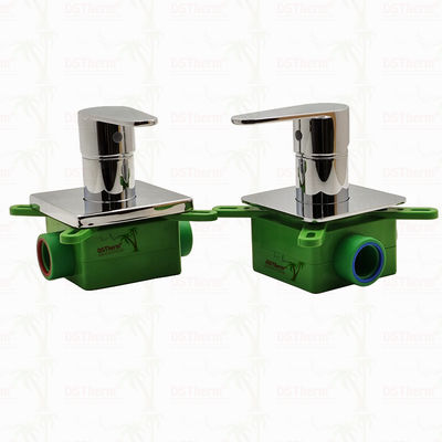 Robinet de douche mitigeur 3 voies PPR chromé 20mm 25mm